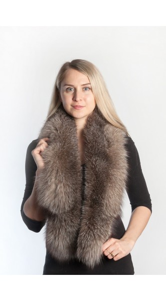 Crystal Fox Fur Scarf  Best Selection of Fur Scarves
