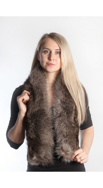 Authentic Raccoon Fur Scarf | Real Fur Scarves Collection at Amifur.com