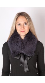 Party Luxury Brand Real Fur Scarves Neck Warmer Women Winter Genuine Whole  Fox Fur Collar Ring Warm Soft Large Fox Fur Scarf