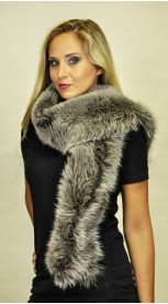 Womens Fox Fur Scarves & Mink, Sable, Real Fur Scarves